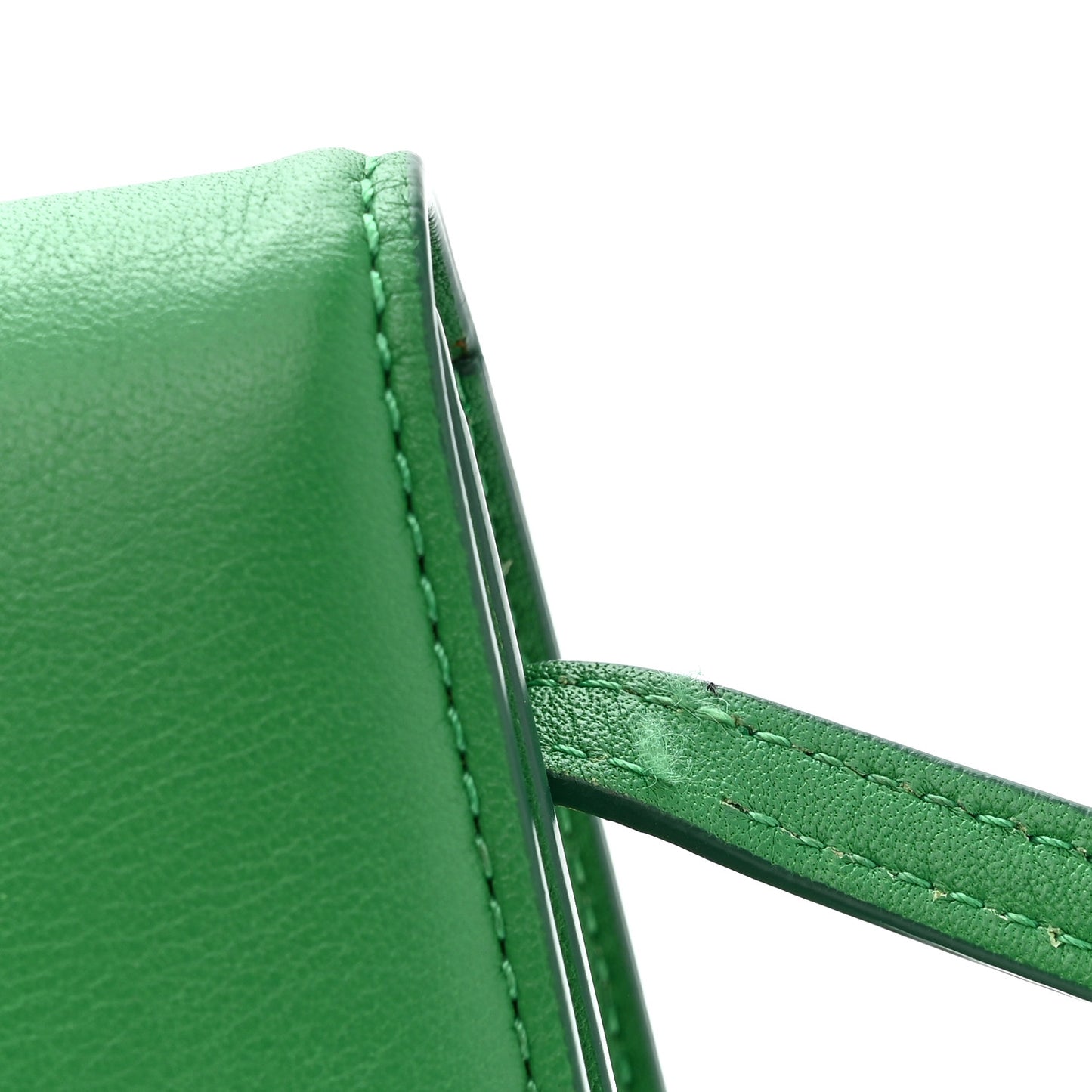 Smooth Calfskin Le Bambino Long Green