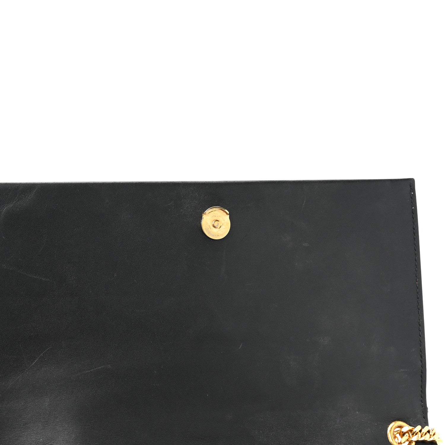 Saint Laurent Smooth Calfskin Medium Classic Monogram Kate Tassel Satchel Black 9 of 14