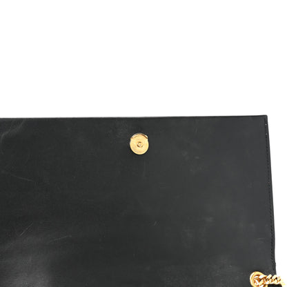 Saint Laurent Smooth Calfskin Medium Classic Monogram Kate Tassel Satchel Black 9 of 14
