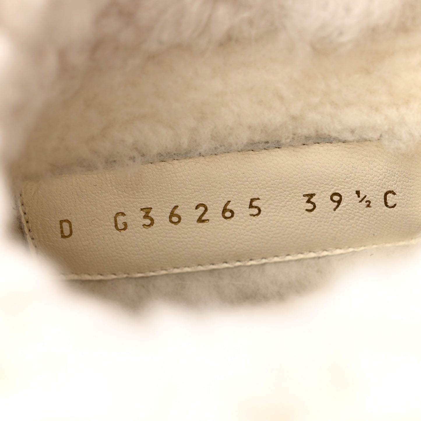 Lambskin Shearling Short Boots 39.5 Black