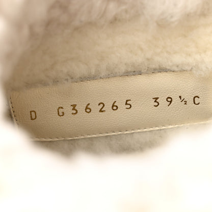 Chanel Lambskin Shearling Short Boots 39.5 Black 7 of 11