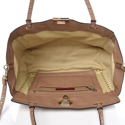 Valentino Garavani Vitello Medium Rockstud Tote Alpaca 6 of 8
