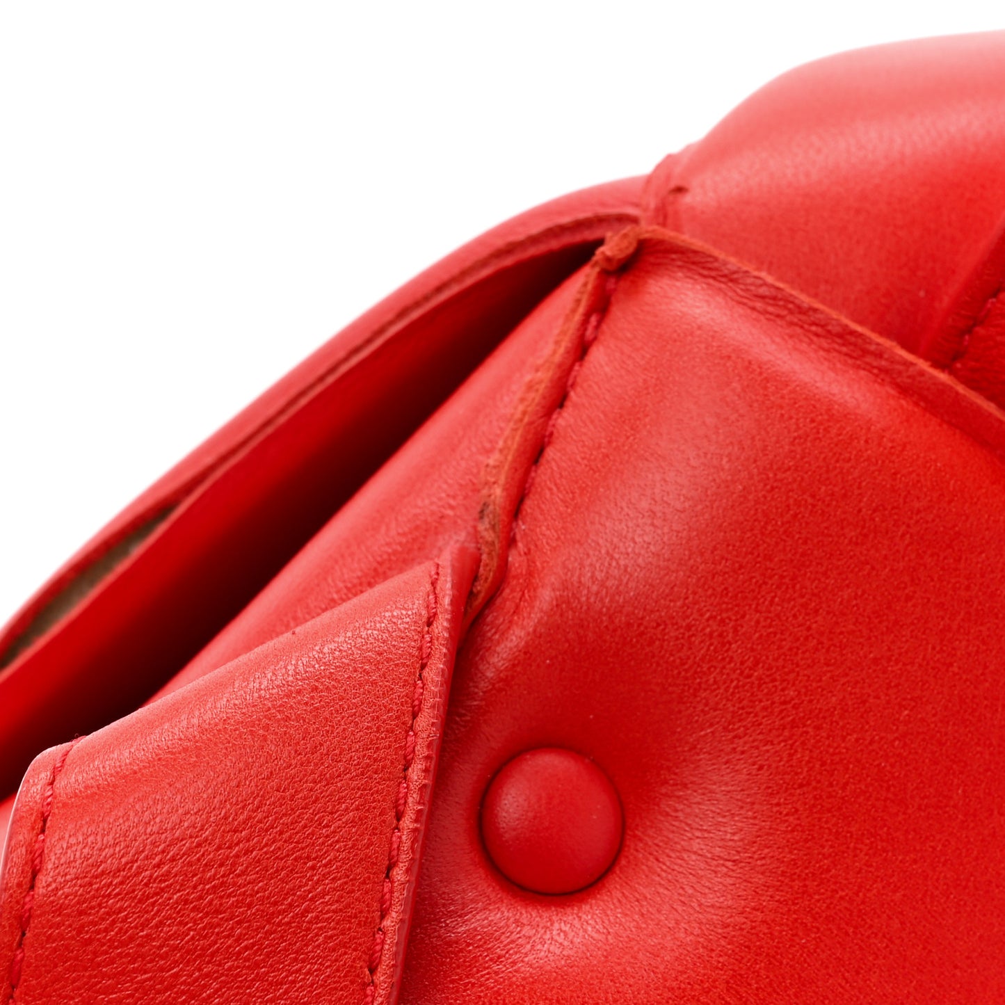 Nappa Intreccio Padded Top Handle Shoulder Bag Nail Polish