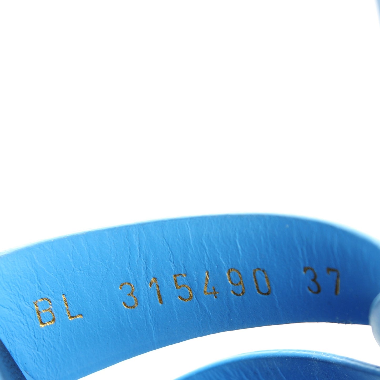 Patent Tribute 75 Platform Sandals 37 Blue