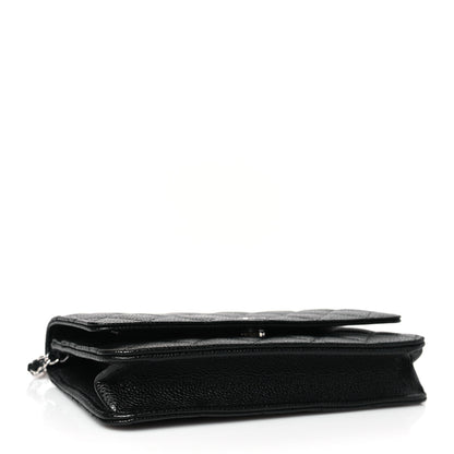 Chanel Caviar Quilted Wallet on Chain WOC Black 4 of 10
