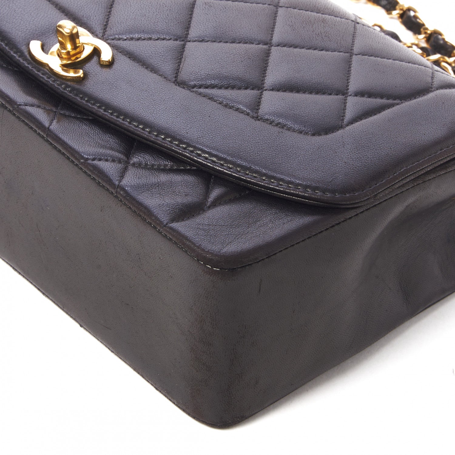 Chanel Lambskin Quilted Medium Single Flap Black 5 of 10