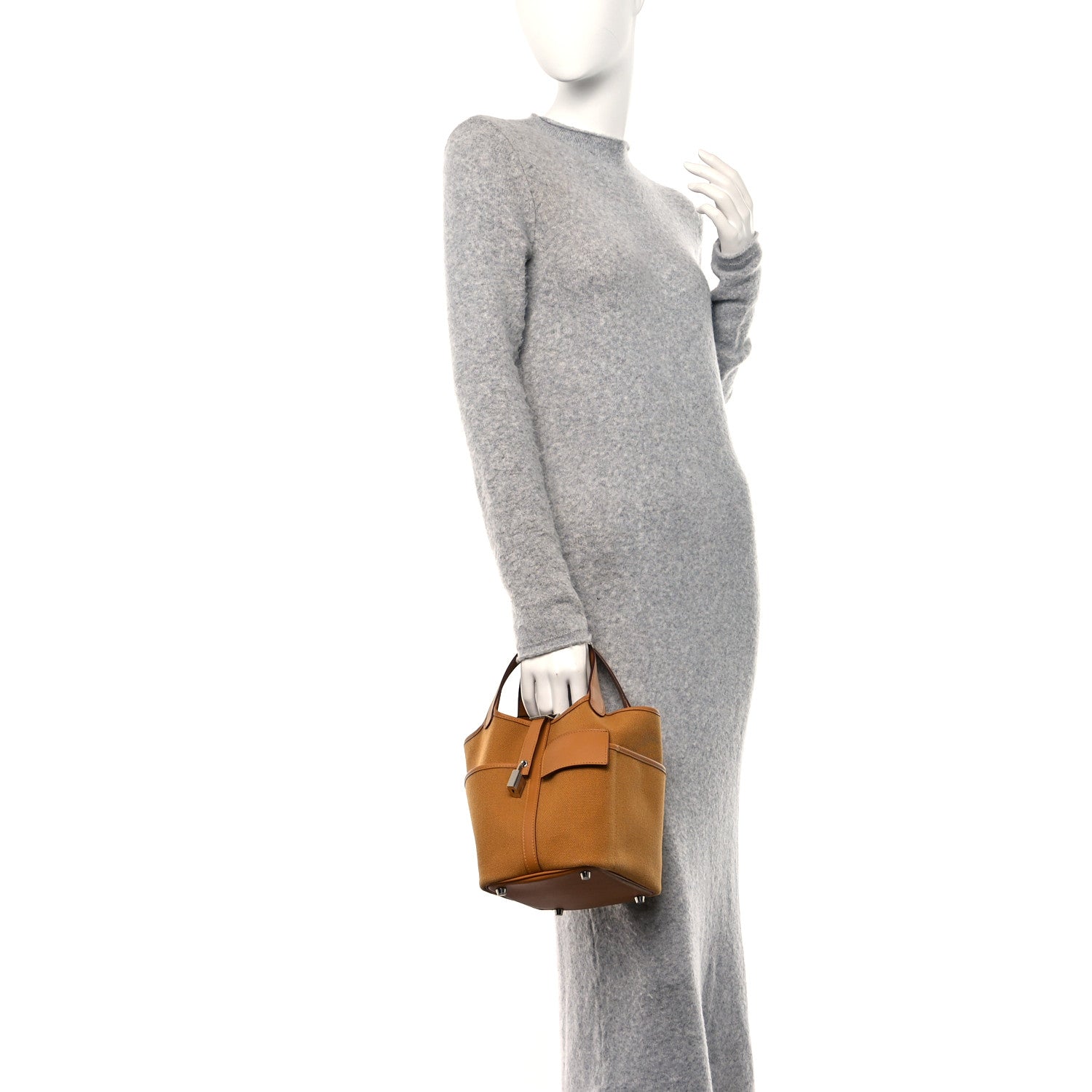 Hermes Toile Goeland Swift Cargo Picotin Lock 18 Sesame 2 of 11