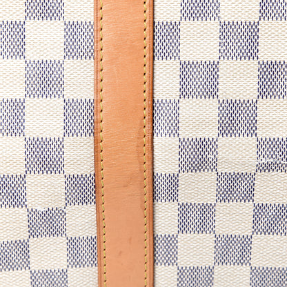 Louis Vuitton Damier Azur Keepall Bandouliere 55 12 of 16