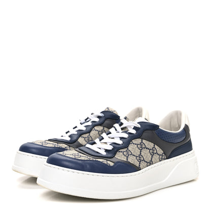 Gucci GG Supreme Calfskin Monogram Mens Interlocking G 55mm Sneakers 9.5 4 of 9