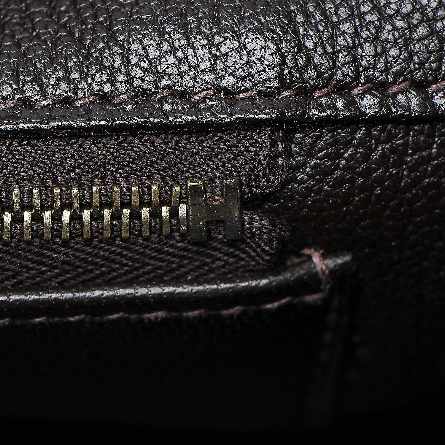 Hermes Courchevel Birkin 35 Chocolate 14 of 33