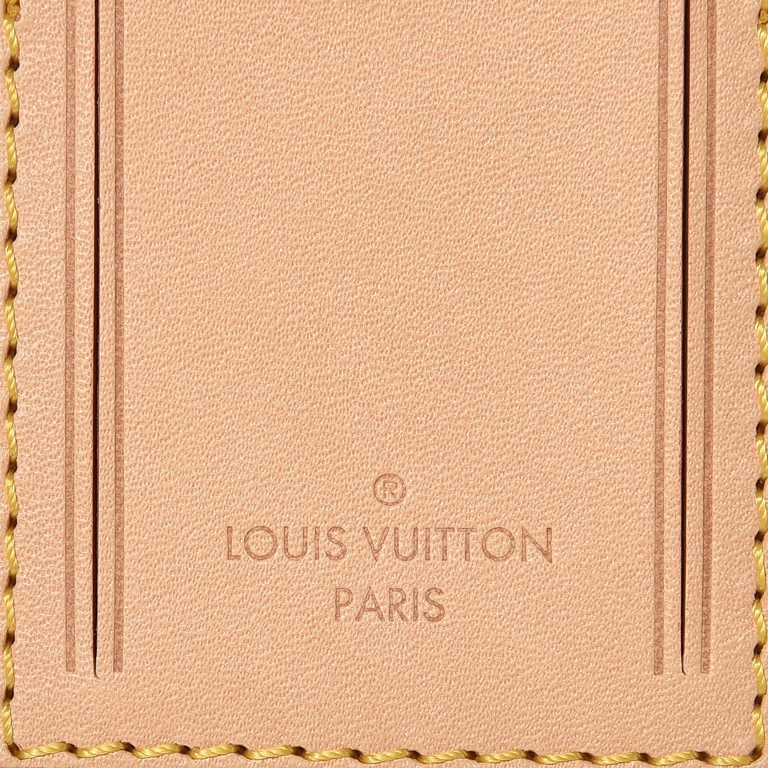 Louis Vuitton Vachetta Luggage Tag 2 of 3