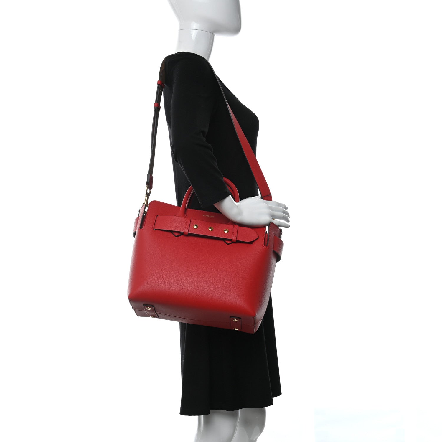 Burberry Soft Grain Calfskin Small Belt Bag Marais Bright Military Red 2 of 9