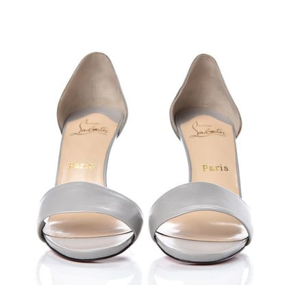 Christian Louboutin Nappa 100 Sandals 39 Gris 2 of 14