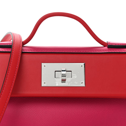 Hermes Evercolor Swift 24/24 21 Rose Mexico Rouge De Coeur 7 of 9