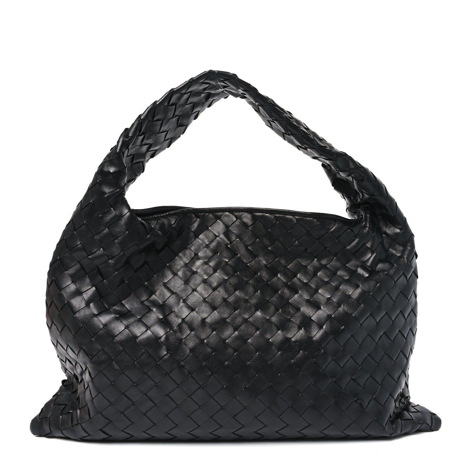 Bottega Veneta Calfskin Intrecciato Small Hop Black 1 of 11