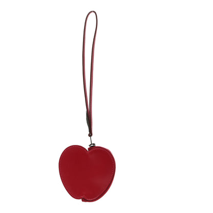 Hermes Tadelakt Tutti Frutti Pomme Coin Purse Wristlet Rouge Vif 1 of 7