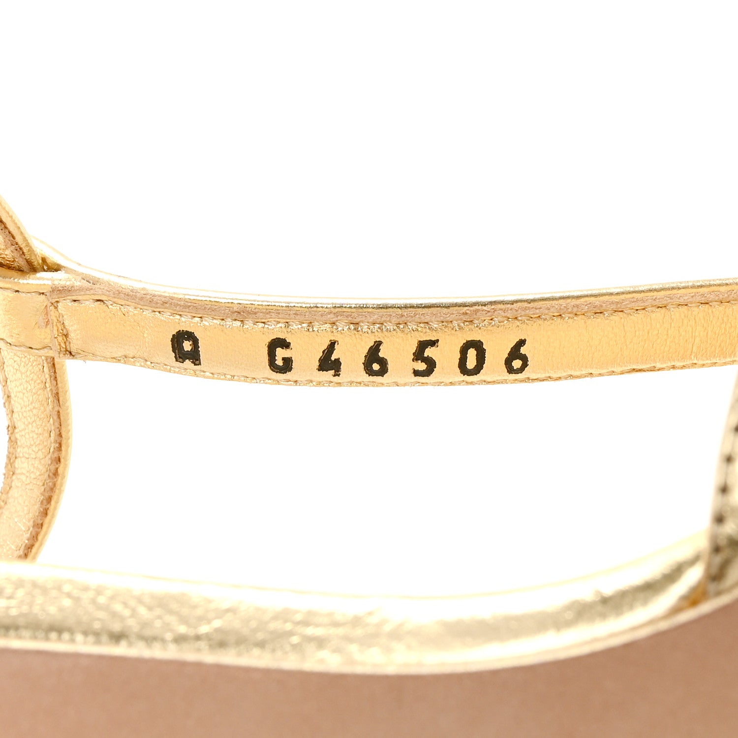 Chanel Metallic Lambskin CC Strappy Sandals 38 Gold 9 of 12
