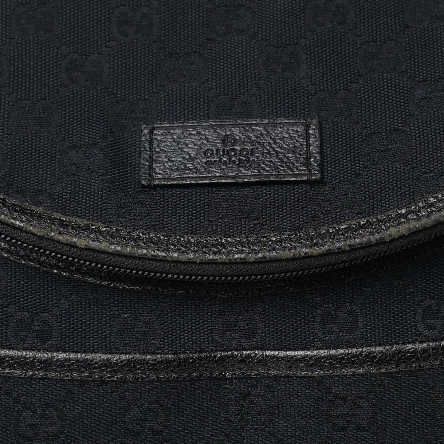 Monogram Large Diaper Bag Black