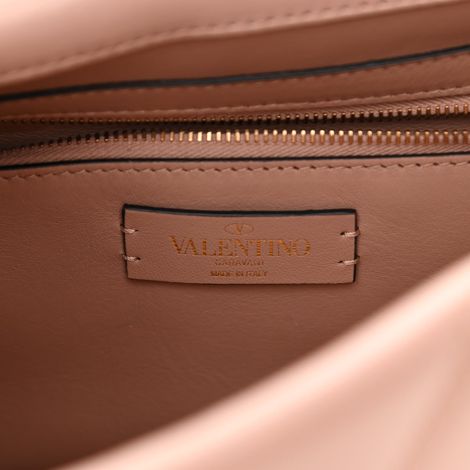 Valentino Garavani Nappa Large Roman Stud Shoulder Bag Rose Cannelle 6 of 7