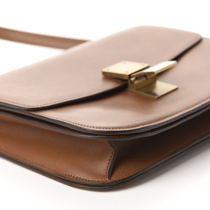 Celine Box Calfskin Medium Classic Box Flap Bag Camel 6 of 12