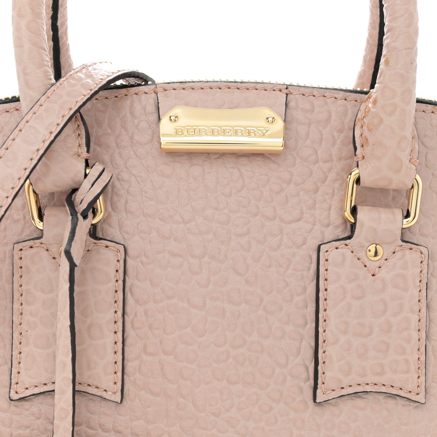 Burberry Heritage Grain Small Orchard Bowling Bag Nude 10 of 19