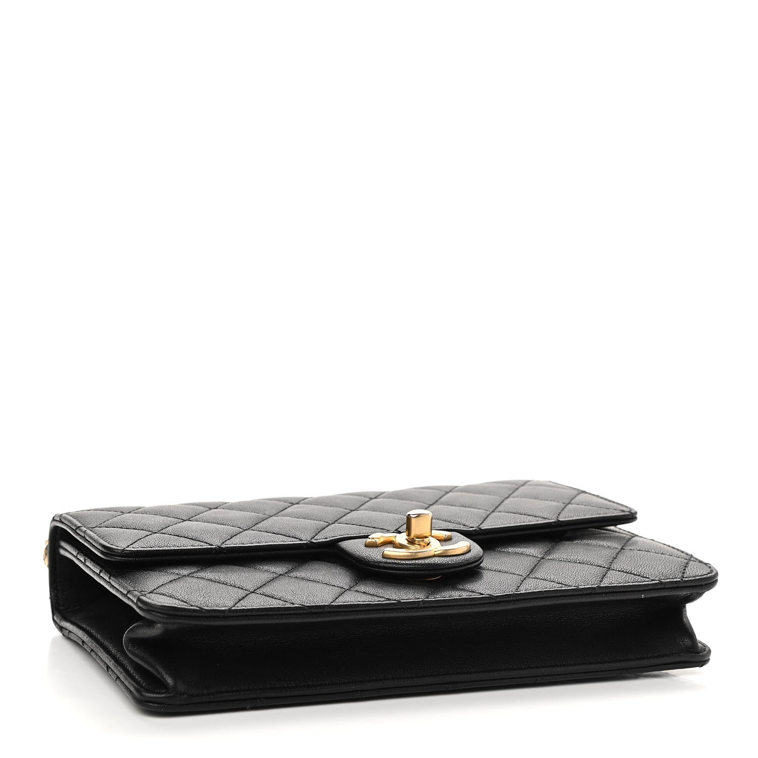 Chanel Goatskin Quilted Small Chic Pearls Flap Black 4 of 11