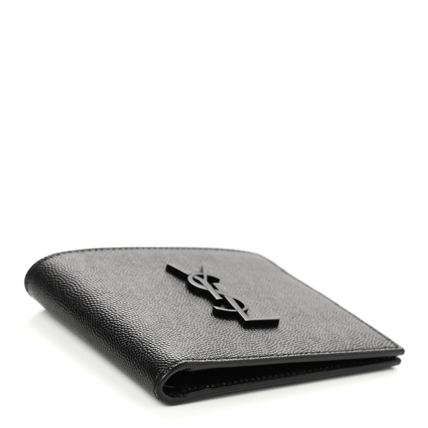 Grain De Poudre Monogram Bifold Wallet Black