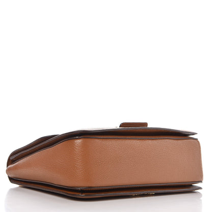 Miu Miu Goatskin Madras Shoulder Bag Cuoio 5 of 25