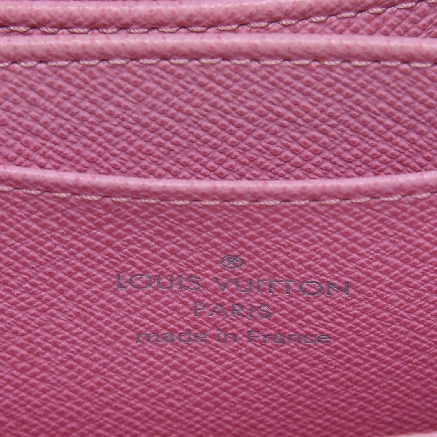 Louis Vuitton Monogram Multicolor Zippy Coin Purse Wallet White Litchi 6 of 6