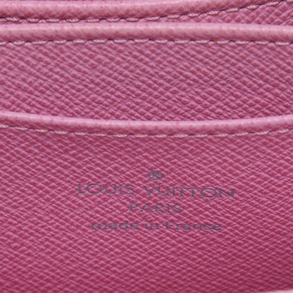 Louis Vuitton Monogram Multicolor Zippy Coin Purse Wallet White Litchi 6 of 6