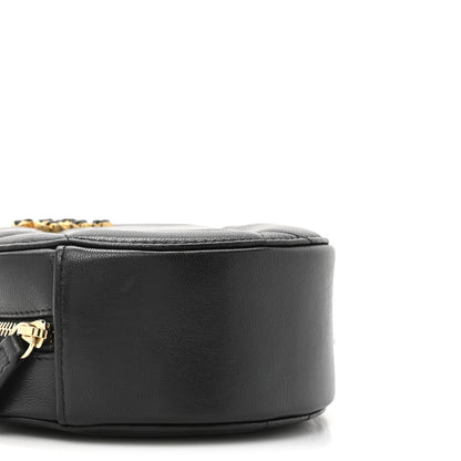 Chanel Lambskin Quilted Chanel 19 Round Clutch With Chain Black 10 of 10