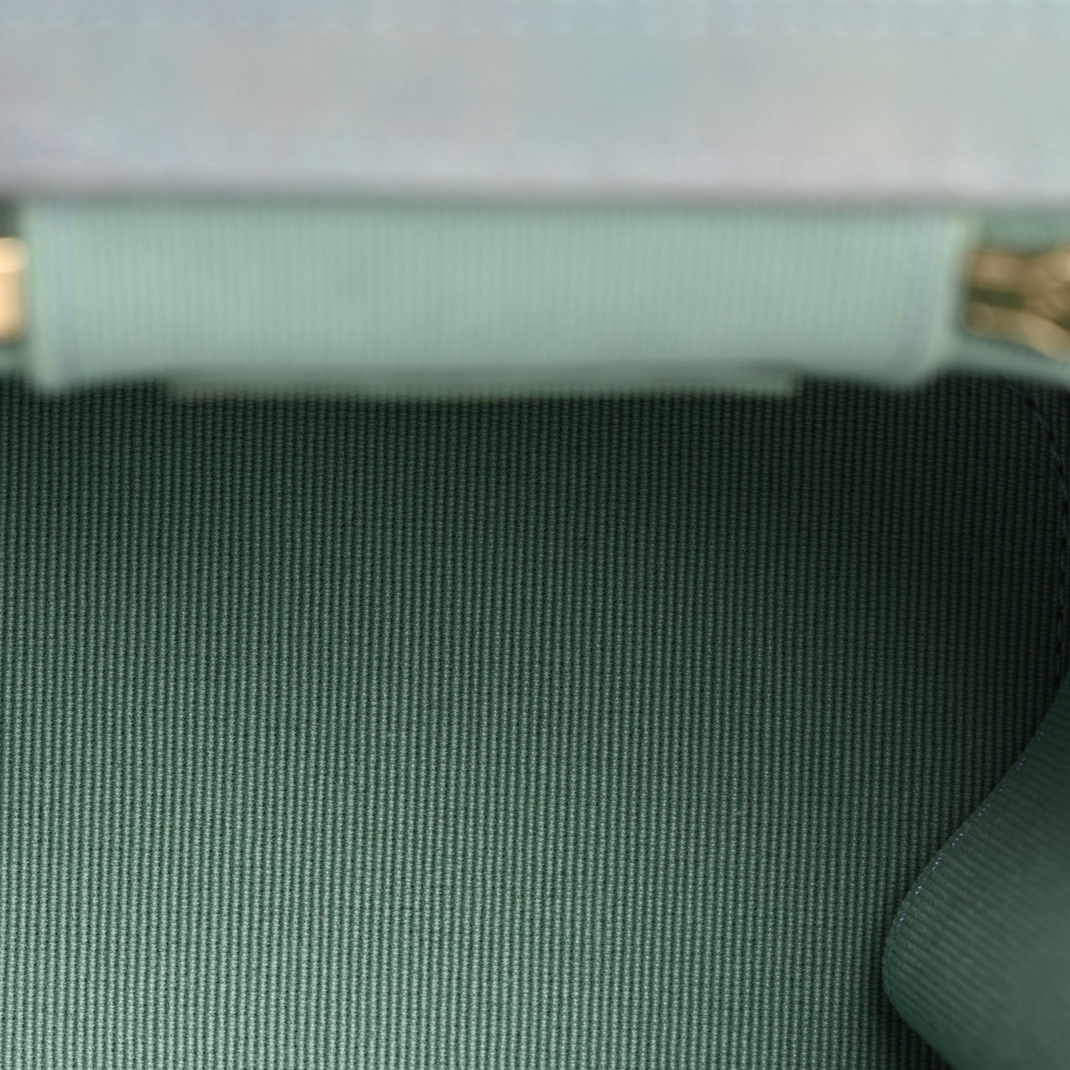 Chanel Lambskin Quilted Ombre Top Handle Mini Vanity Case With Chain Blue Green 5 of 14