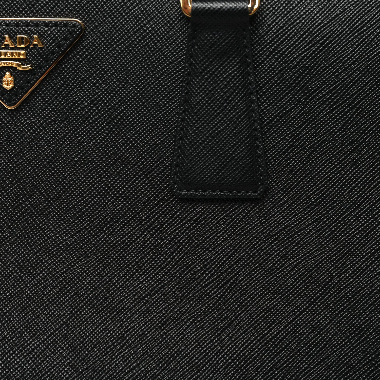 Prada Saffiano Lux Large Galleria Double Zip Tote Black 7 of 9