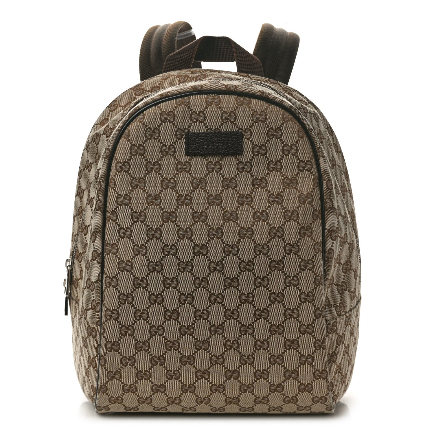 Gucci Monogram Travel Backpack Dark Brown 1 of 10