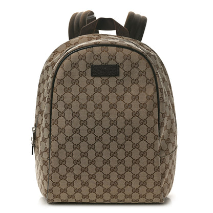 Gucci Monogram Travel Backpack Dark Brown 1 of 10