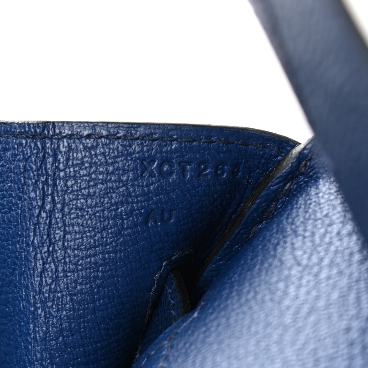Epsom Birkin 35 Bleu Saphir