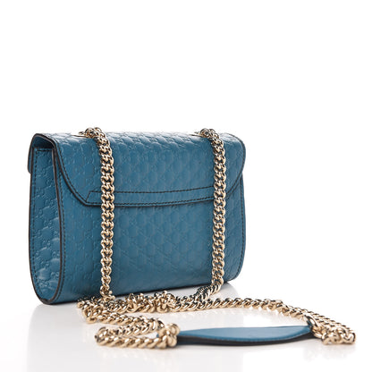Gucci Microguccissima Mini Emily Shoulder Bag Deep Cobalt 3 of 8