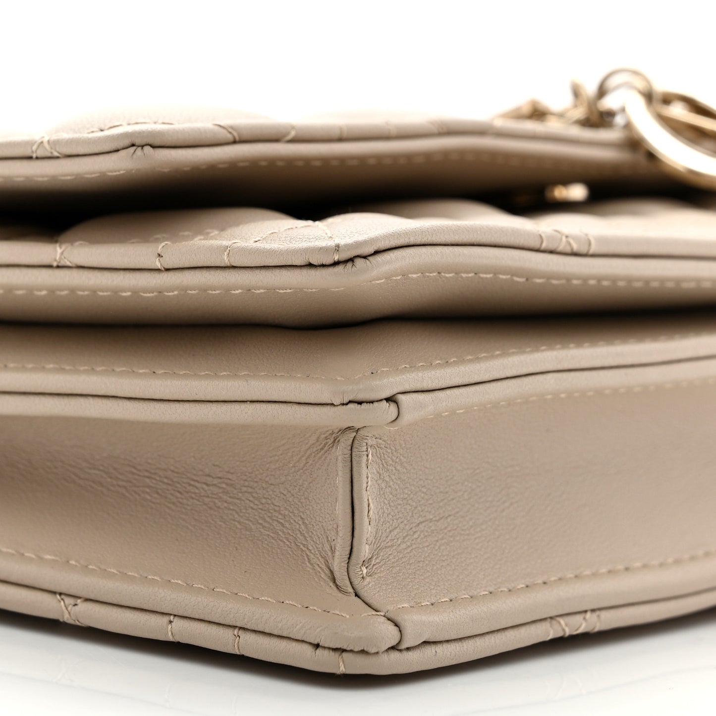 Lambskin Cannage Mini My Dior Bag Sand