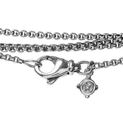 David Yurman Sterling Silver 14K Yellow Gold 1.7mm Box Chain Necklace 72" 4 of 5