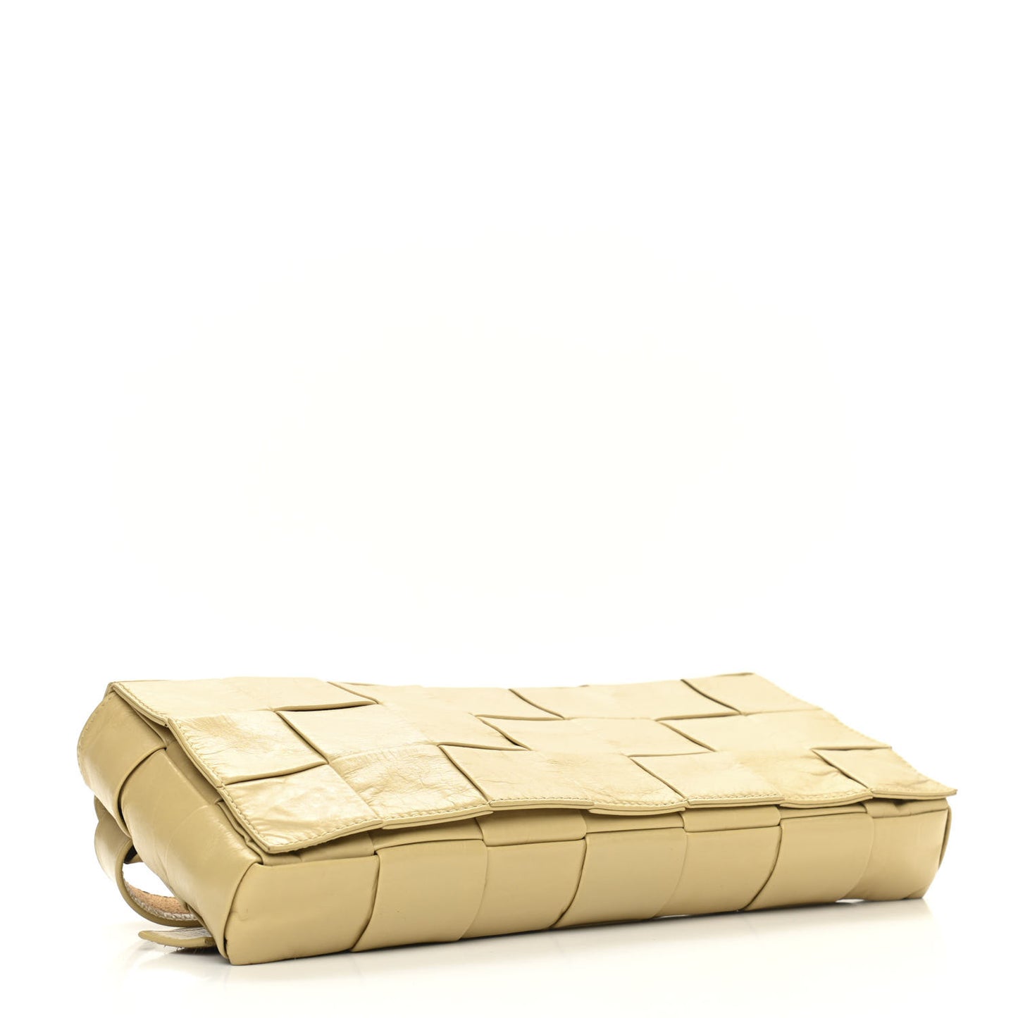 Paper Calfskin Intrecciato Stretch Cassette Beige