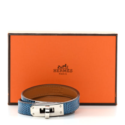Hermes Lizard Kelly Double Tour Bracelet S Mykonos 7 of 7
