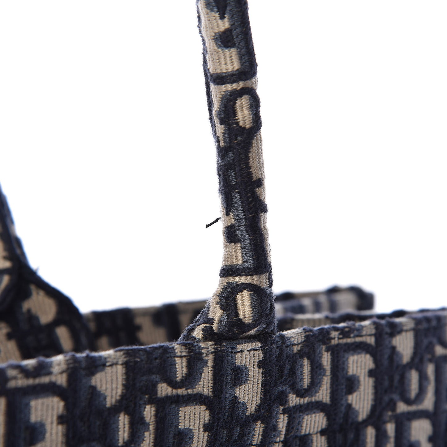 Oblique Book Tote Blue Multicolor