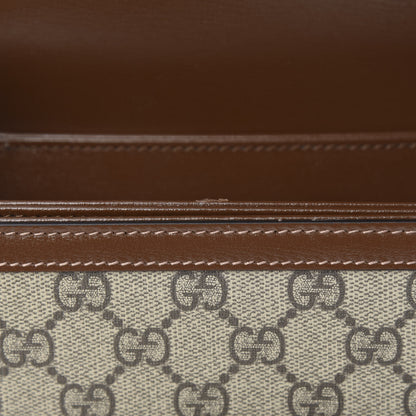 Gucci GG Supreme Monogram Horsebit 1955 Shoulder Bag Beige Brown Sugar 10 of 10