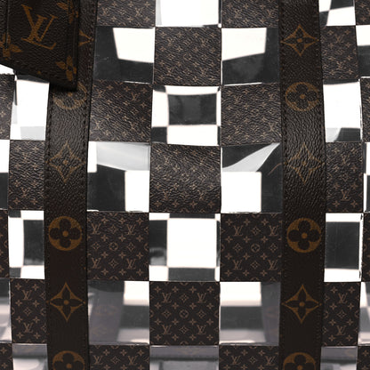 Louis Vuitton PVC Monogram Chess Keepall Bandouliere 50 6 of 10