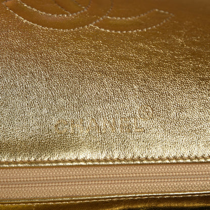 Chanel Metallic Lambskin Quilted Mini Square Flap Gold 7 of 8