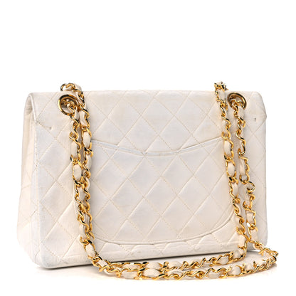Chanel Lambskin Quilted Small Double Flap White 3 of 27