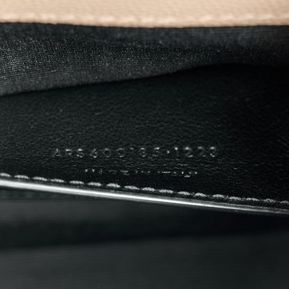 Saint Laurent Grain De Poudre Textured Mixed Matelasse Medium Triquilt Monogram Satchel Dark Beige 8 of 12