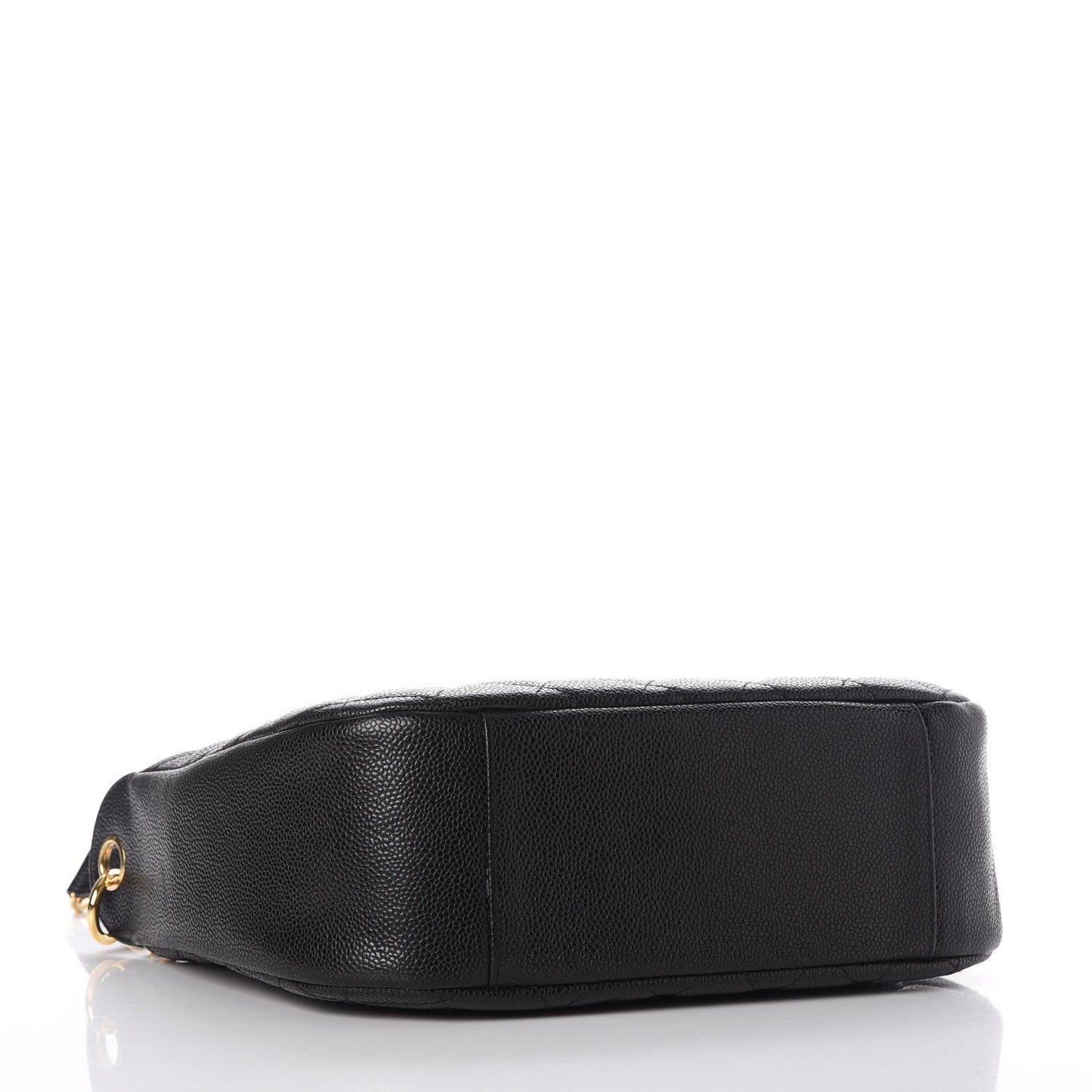 Caviar Quilted Hobo Black