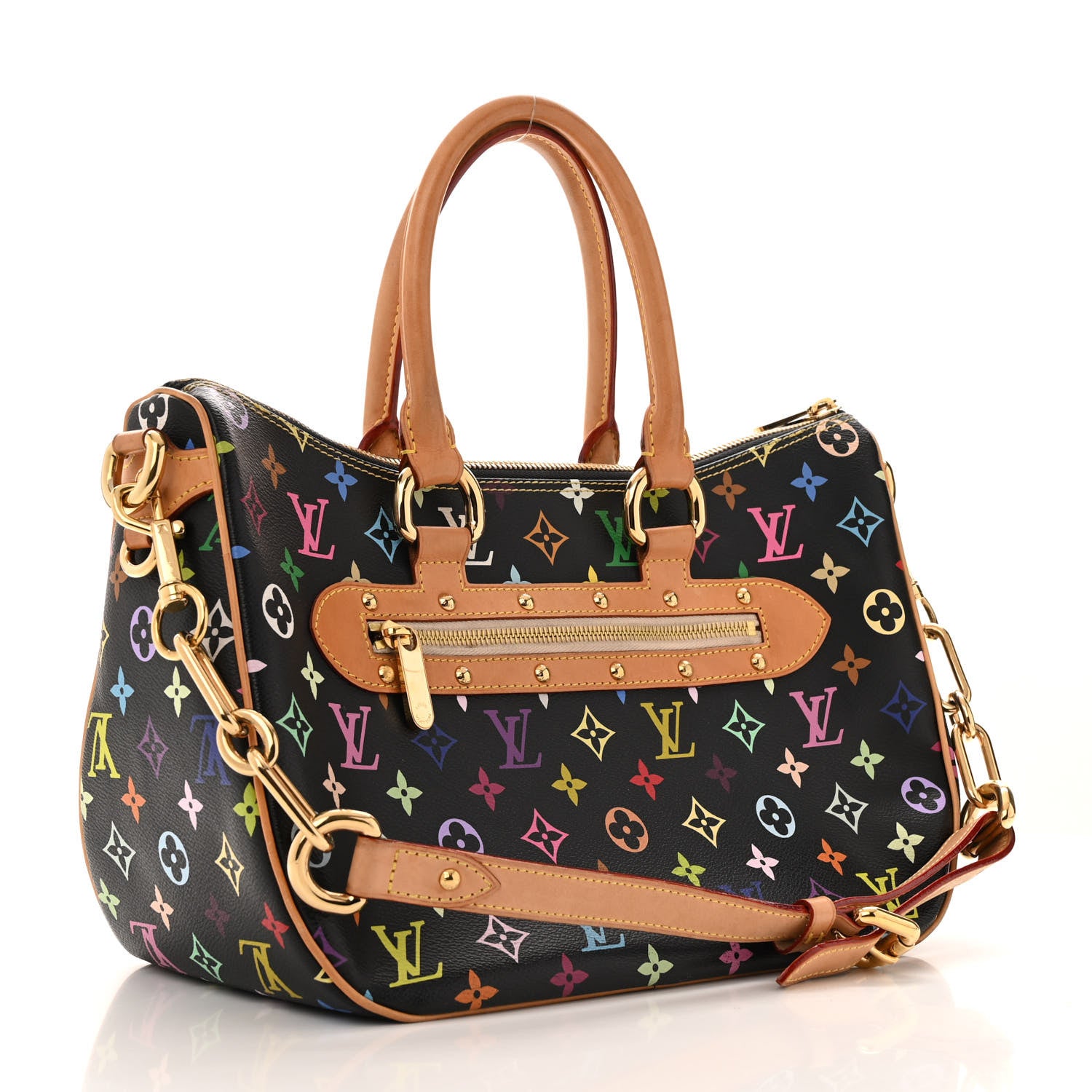 Louis Vuitton Monogram Multicolor Rita Black 3 of 14