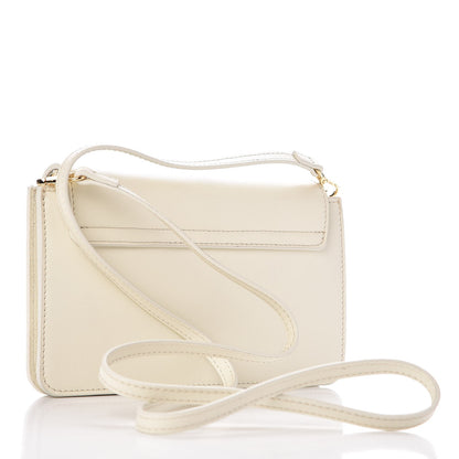 Chloe Calfskin Drew Bijou Clutch Natural White 3 of 9